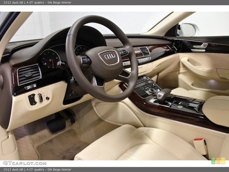 Silk Beige Interior Photo for the 2013 Audi A8 L 4.0T quattro #85247837