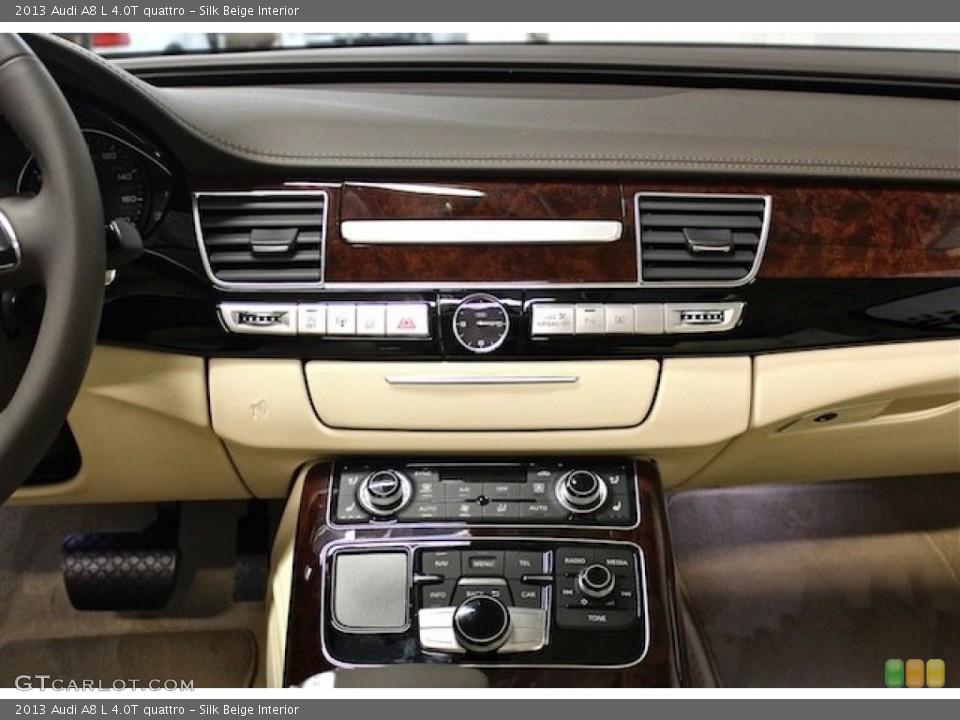 Silk Beige Interior Controls for the 2013 Audi A8 L 4.0T quattro #85247940