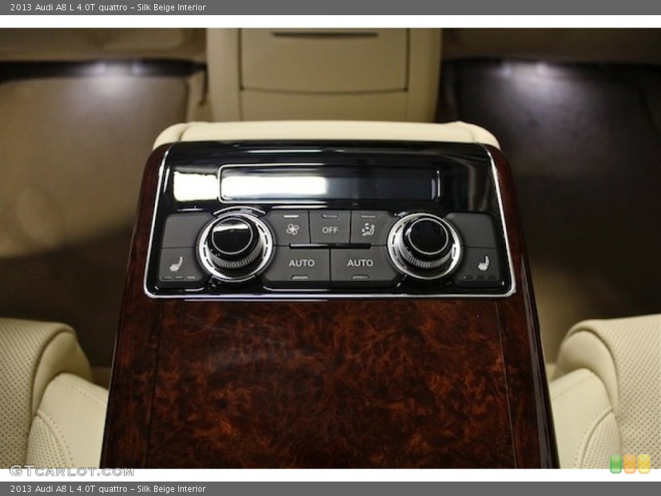 Silk Beige Interior Controls for the 2013 Audi A8 L 4.0T quattro #85247981