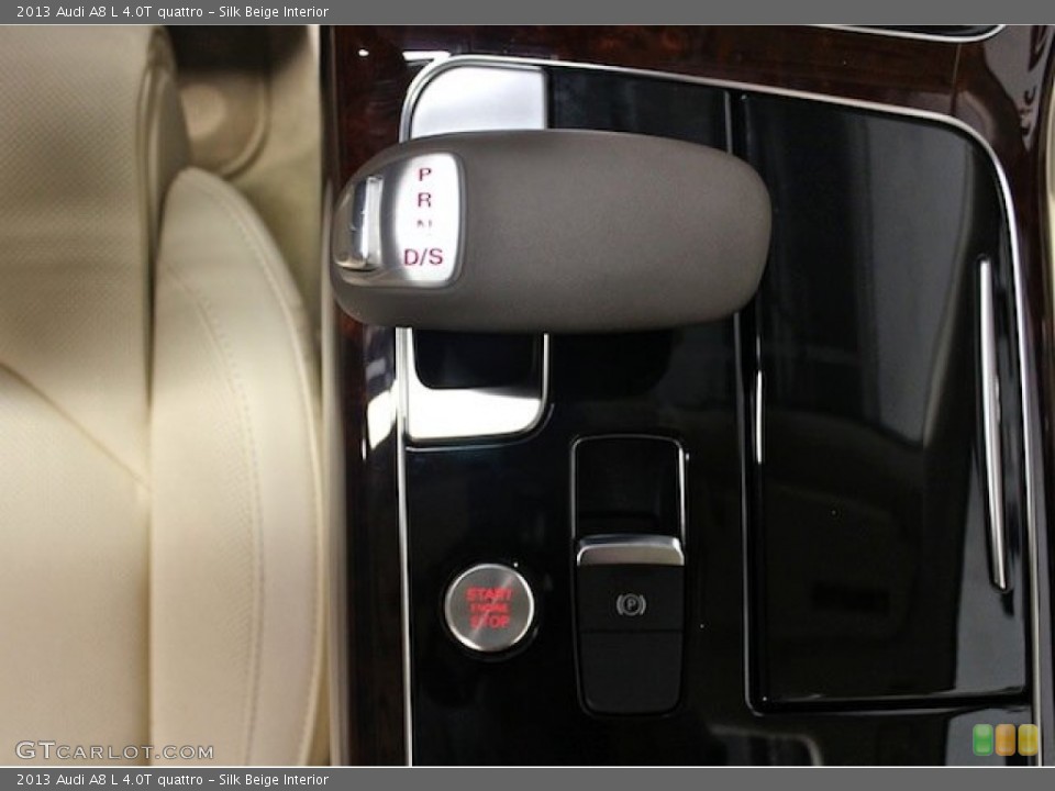 Silk Beige Interior Transmission for the 2013 Audi A8 L 4.0T quattro #85248008