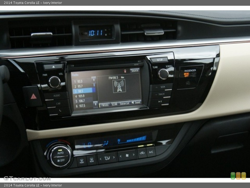 Ivory Interior Controls for the 2014 Toyota Corolla LE #85248017