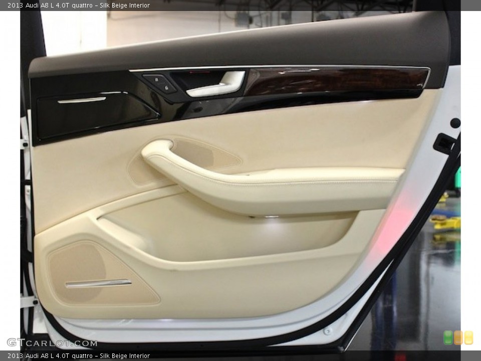Silk Beige Interior Door Panel for the 2013 Audi A8 L 4.0T quattro #85248041