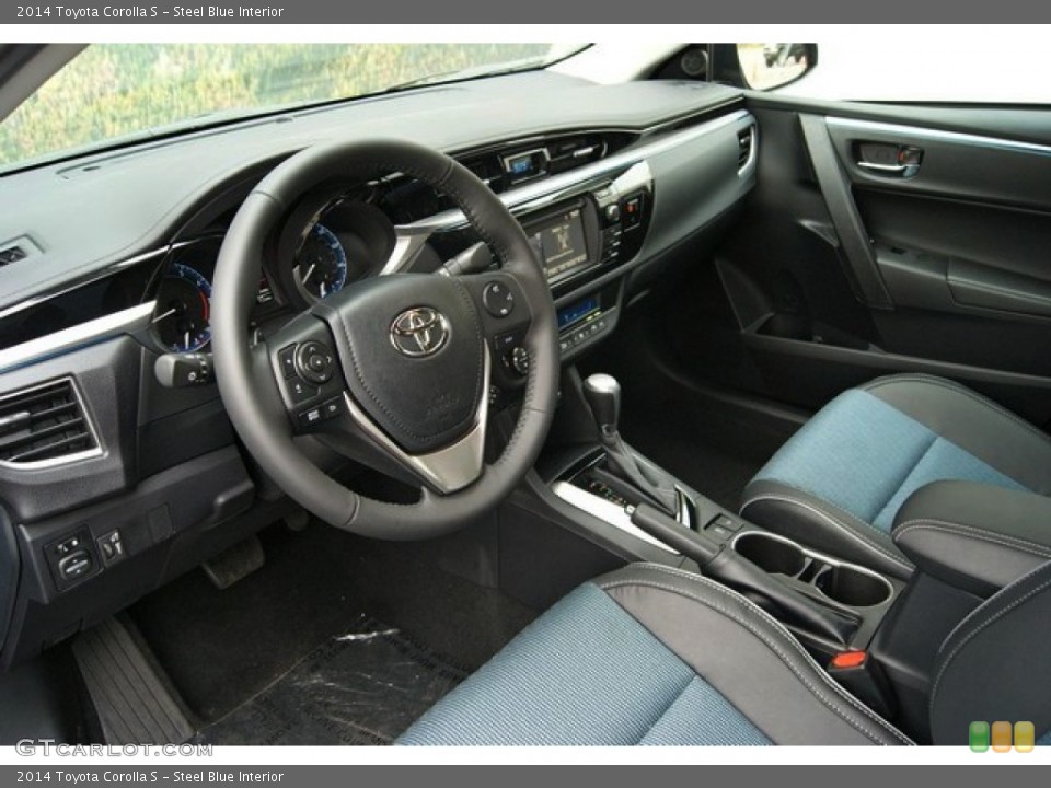 Steel Blue Interior Photo for the 2014 Toyota Corolla S #85248179