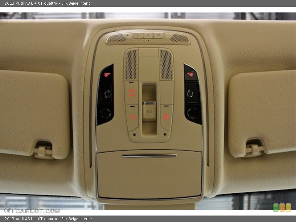 Silk Beige Interior Controls for the 2013 Audi A8 L 4.0T quattro #85248230