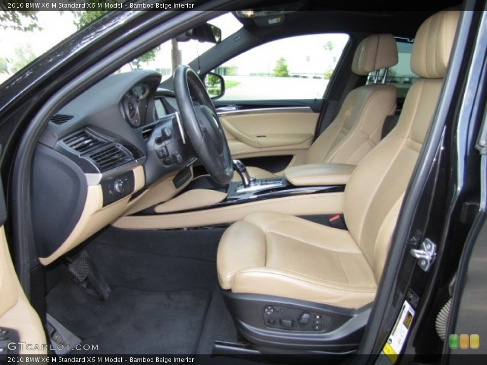 Bamboo Beige Interior Photo for the 2010 BMW X6 M  #85250000
