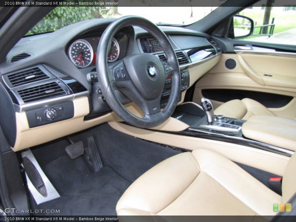 Bamboo Beige 2010 BMW X6 M Interiors