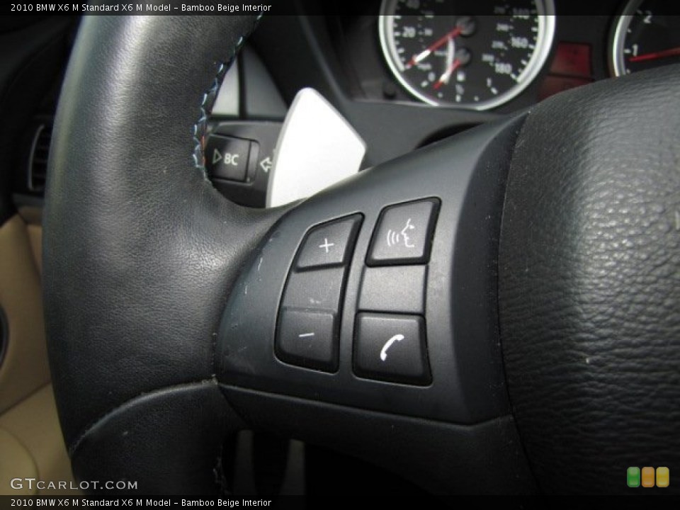 Bamboo Beige Interior Controls for the 2010 BMW X6 M  #85250075