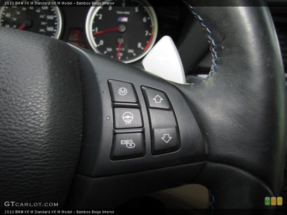 Bamboo Beige Interior Controls for the 2010 BMW X6 M  #85250078