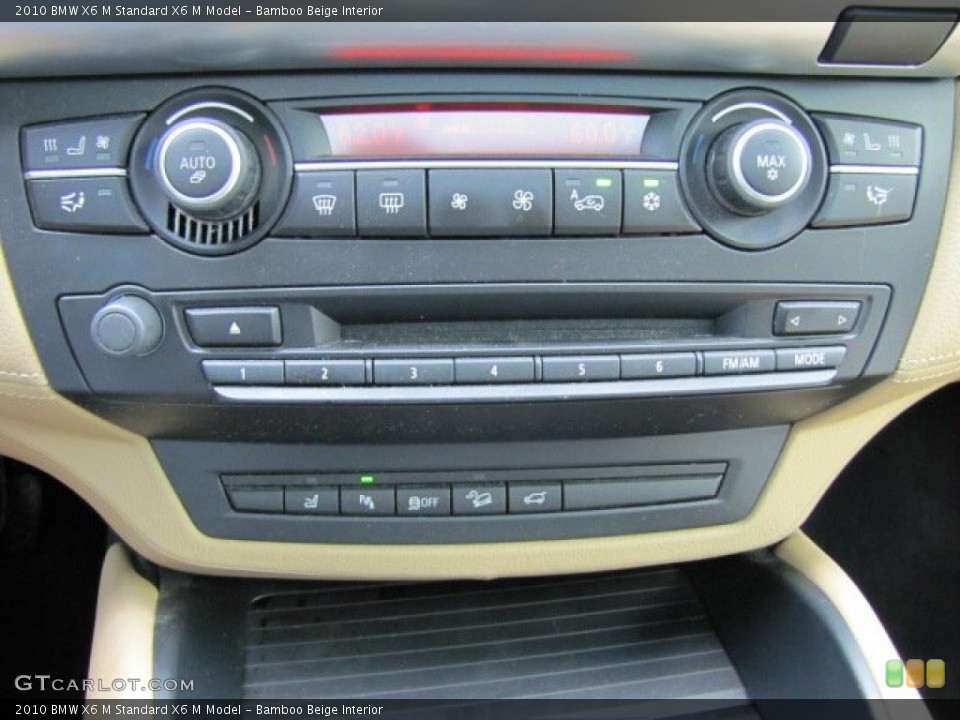 Bamboo Beige Interior Controls for the 2010 BMW X6 M  #85250099