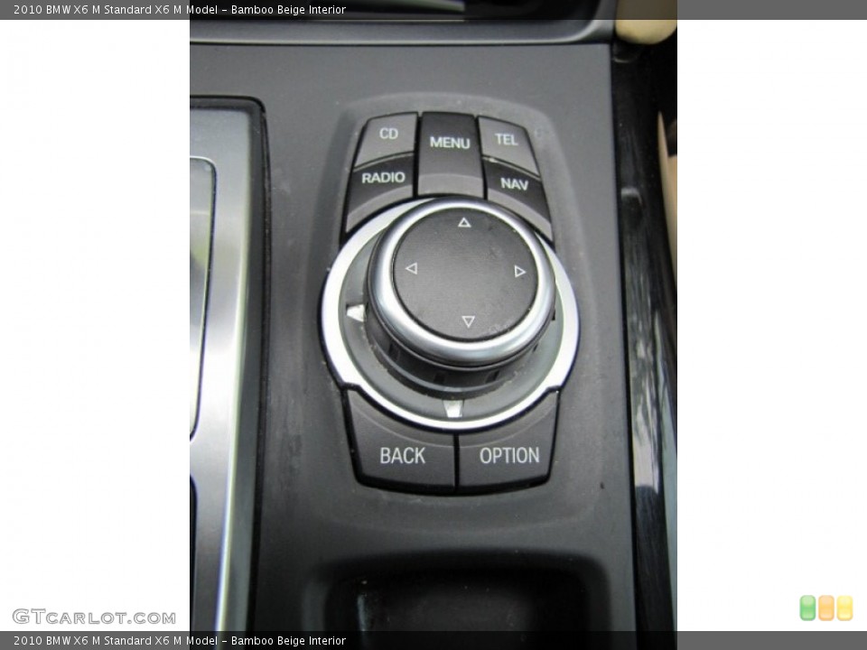 Bamboo Beige Interior Controls for the 2010 BMW X6 M  #85250108