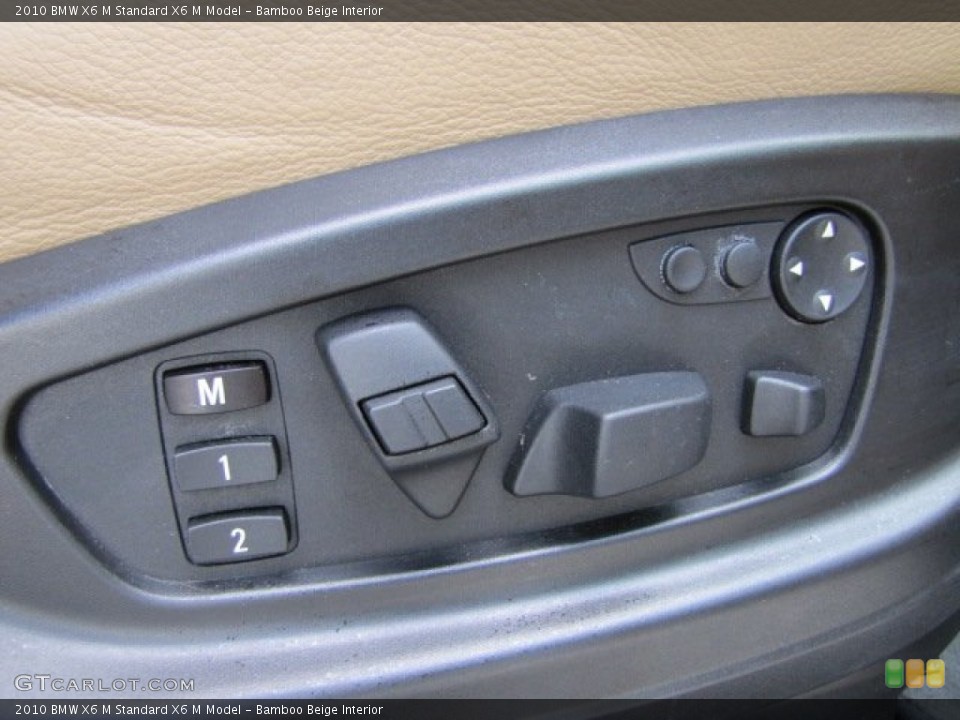 Bamboo Beige Interior Controls for the 2010 BMW X6 M  #85250117