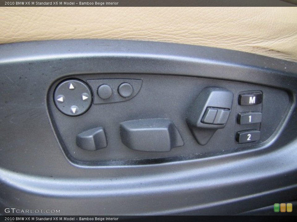 Bamboo Beige Interior Controls for the 2010 BMW X6 M  #85250150