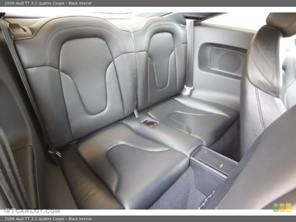 Black Interior Rear Seat for the 2008 Audi TT 3.2 quattro Coupe #85252154