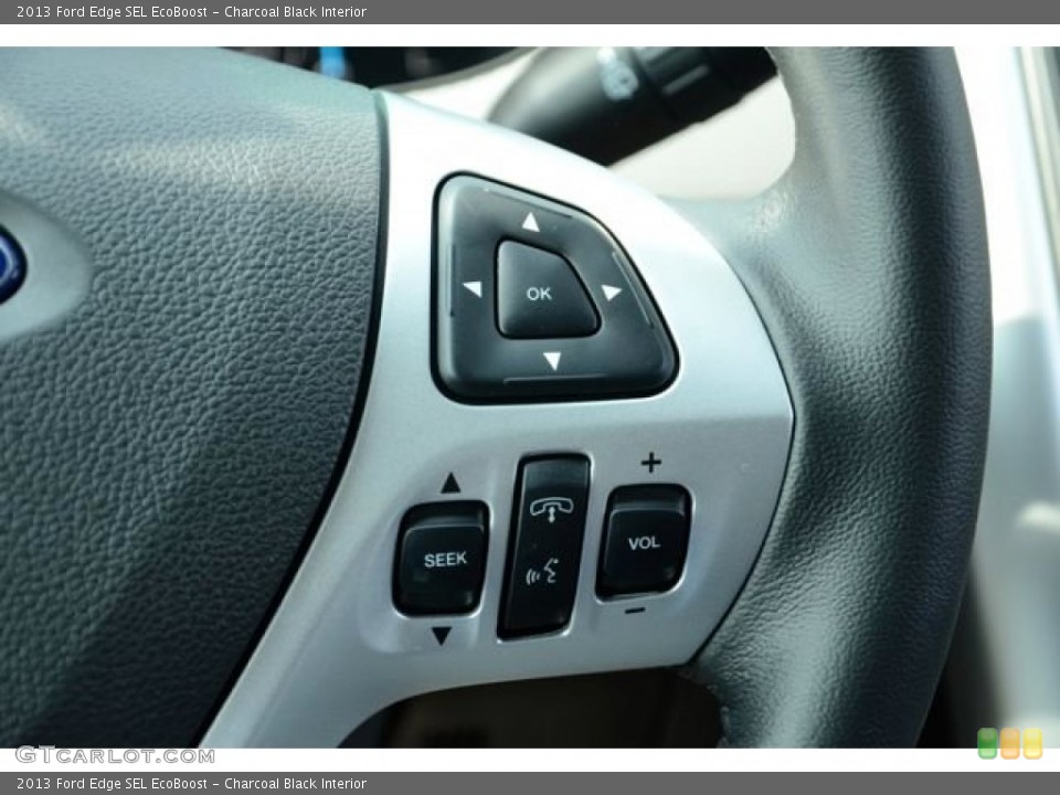 Charcoal Black Interior Controls for the 2013 Ford Edge SEL EcoBoost #85253426