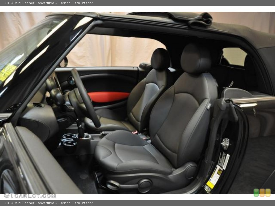 Carbon Black Interior Photo for the 2014 Mini Cooper Convertible #85253591