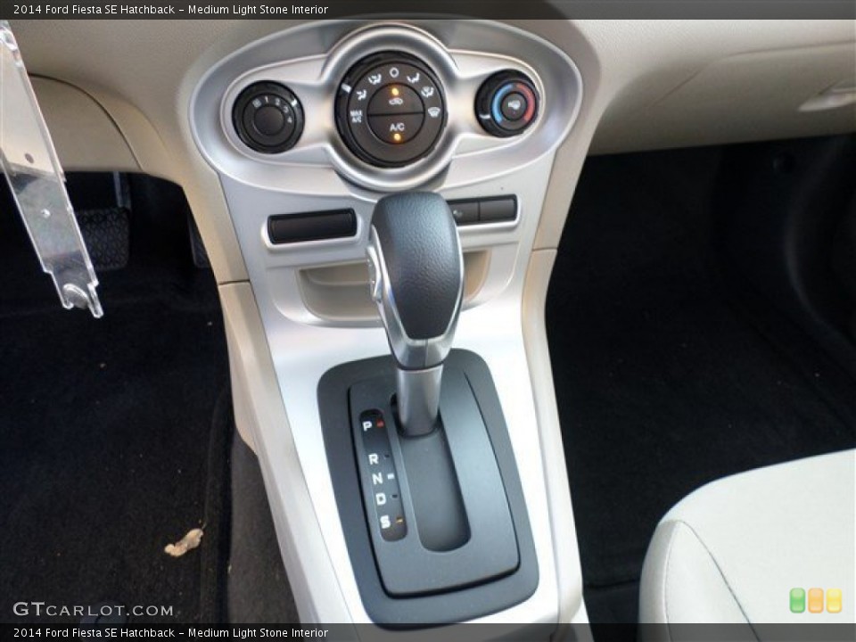 Medium Light Stone Interior Transmission for the 2014 Ford Fiesta SE Hatchback #85254365