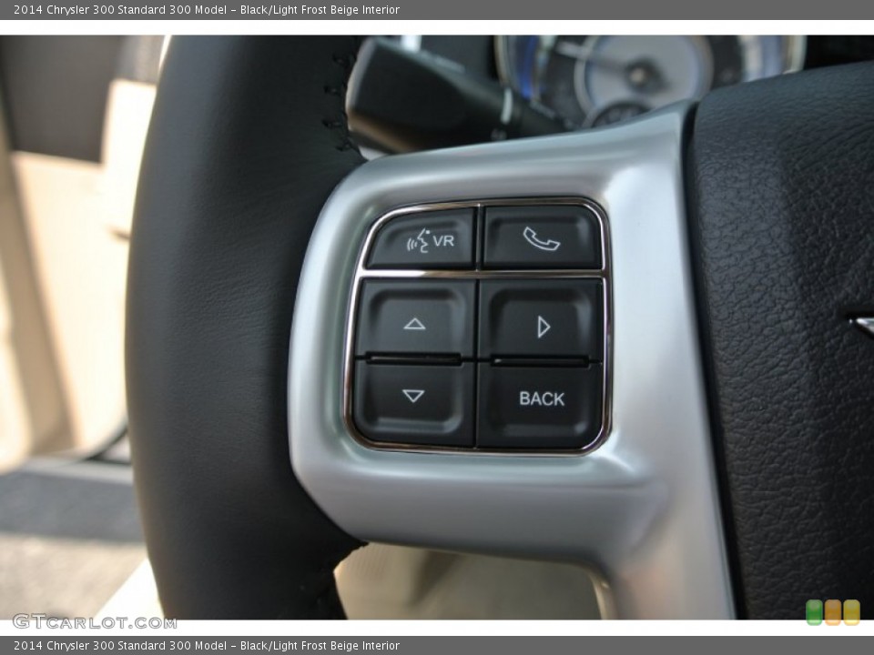 Black/Light Frost Beige Interior Controls for the 2014 Chrysler 300  #85255518
