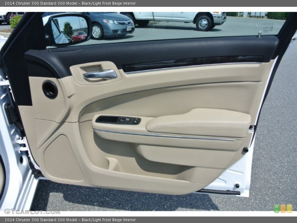 Black/Light Frost Beige Interior Door Panel for the 2014 Chrysler 300  #85255605