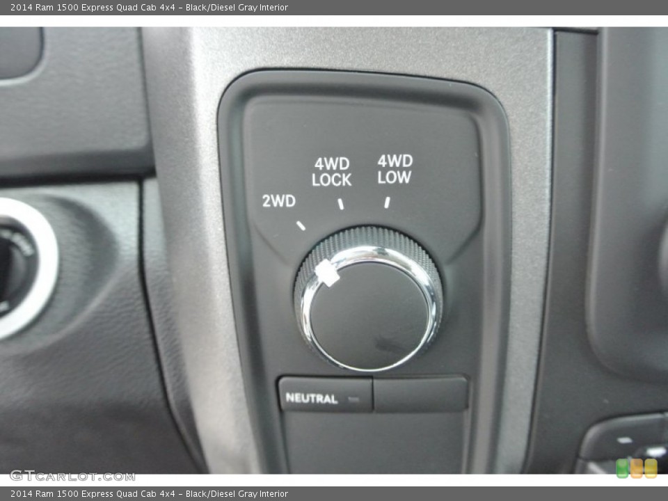 Black/Diesel Gray Interior Controls for the 2014 Ram 1500 Express Quad Cab 4x4 #85255890