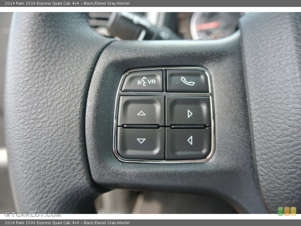 Black/Diesel Gray Interior Controls for the 2014 Ram 1500 Express Quad Cab 4x4 #85256100