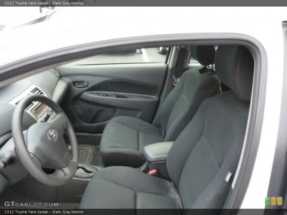 Dark Gray Interior Photo for the 2012 Toyota Yaris Sedan #85259746