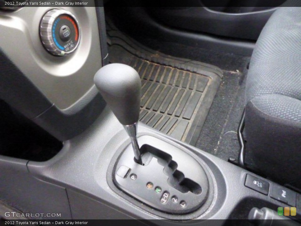 Dark Gray Interior Transmission for the 2012 Toyota Yaris Sedan #85259823