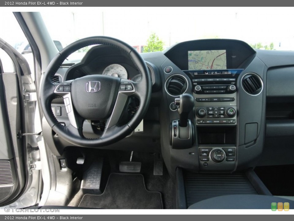 Black Interior Dashboard for the 2012 Honda Pilot EX-L 4WD #85260416