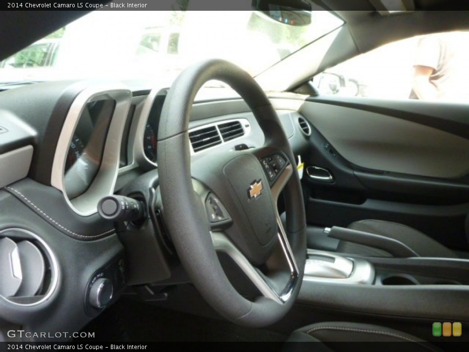 Black Interior Steering Wheel for the 2014 Chevrolet Camaro LS Coupe #85261809