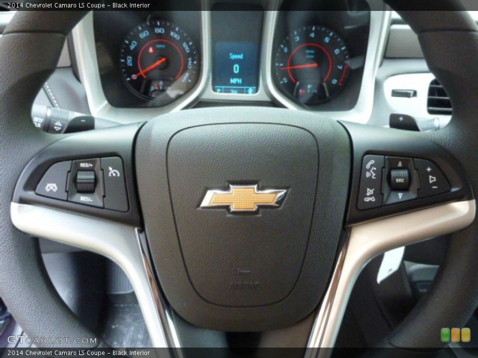Black Interior Controls for the 2014 Chevrolet Camaro LS Coupe #85261860