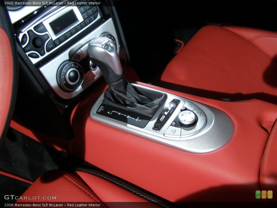 Red Leather Interior Transmission for the 2006 Mercedes-Benz SLR McLaren #85262