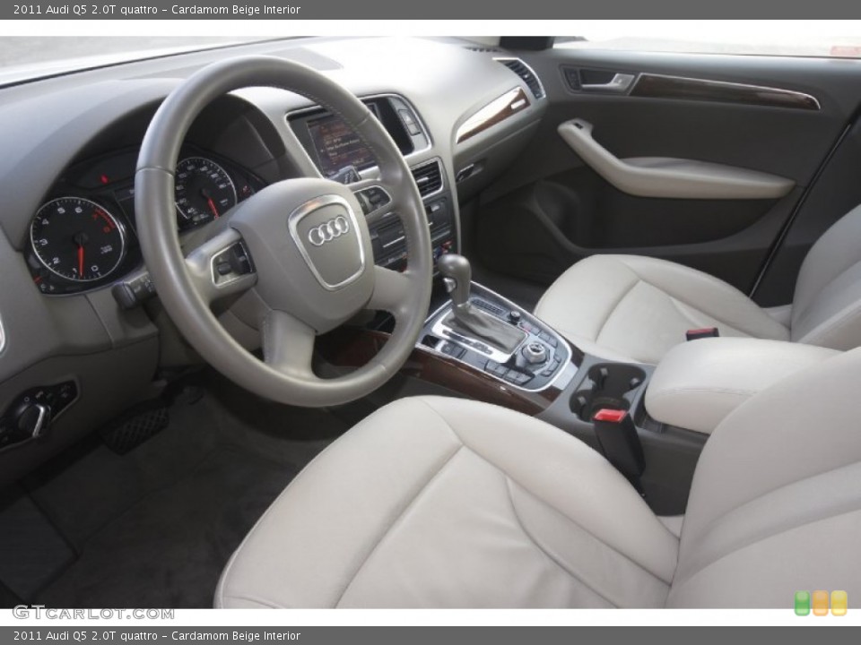 Cardamom Beige 2011 Audi Q5 Interiors