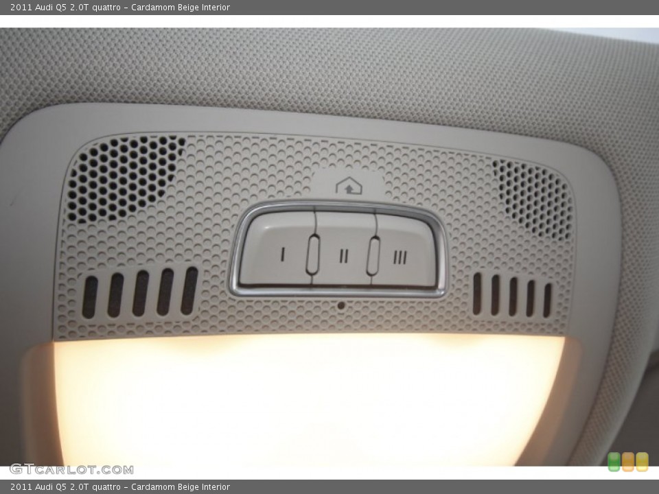 Cardamom Beige Interior Controls for the 2011 Audi Q5 2.0T quattro #85270424