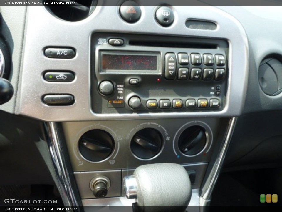 Graphite Interior Audio System for the 2004 Pontiac Vibe AWD #85270433