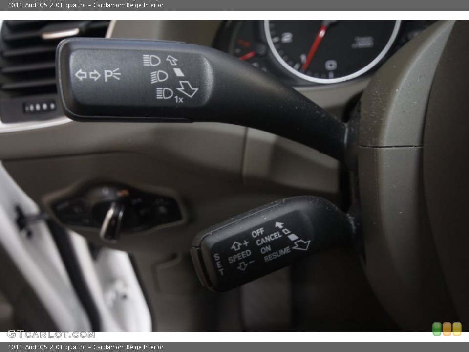 Cardamom Beige Interior Controls for the 2011 Audi Q5 2.0T quattro #85270749