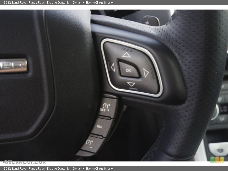 Dynamic Ebony/Cirrus Interior Controls for the 2012 Land Rover Range Rover Evoque Dynamic #85271093
