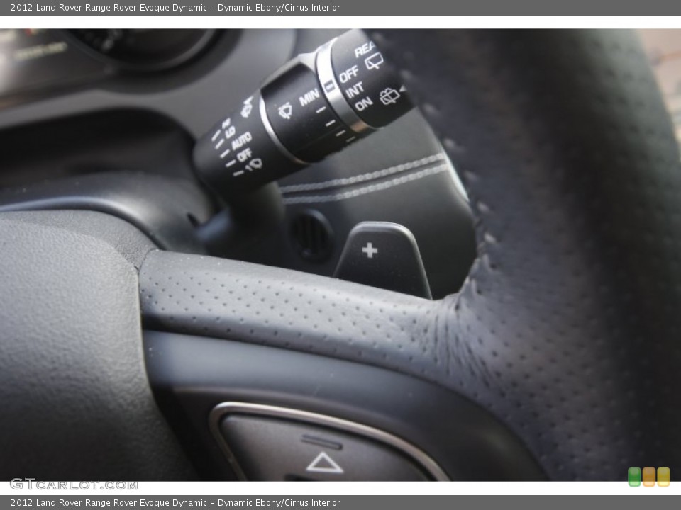 Dynamic Ebony/Cirrus Interior Controls for the 2012 Land Rover Range Rover Evoque Dynamic #85271117