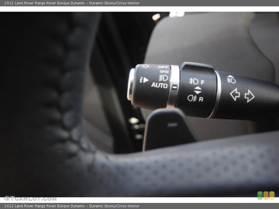 Dynamic Ebony/Cirrus Interior Controls for the 2012 Land Rover Range Rover Evoque Dynamic #85271174