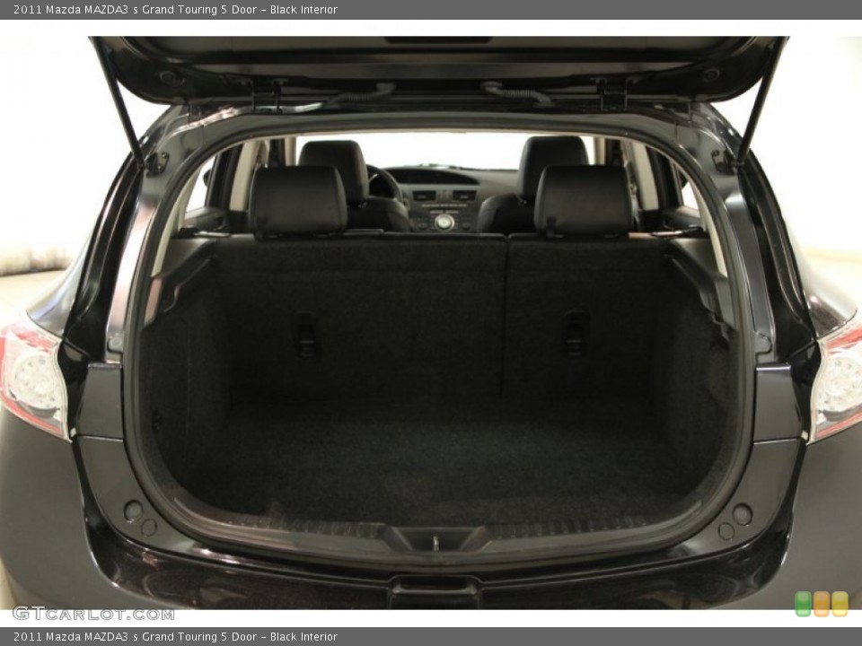 Black Interior Trunk for the 2011 Mazda MAZDA3 s Grand Touring 5 Door #85275587