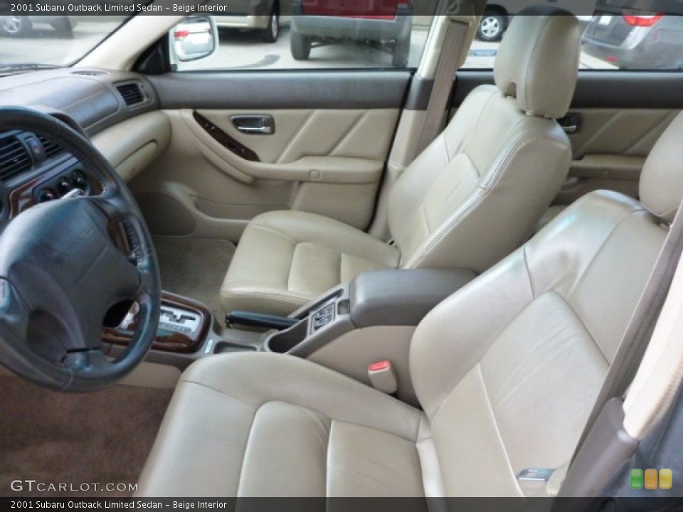 Beige 2001 Subaru Outback Interiors