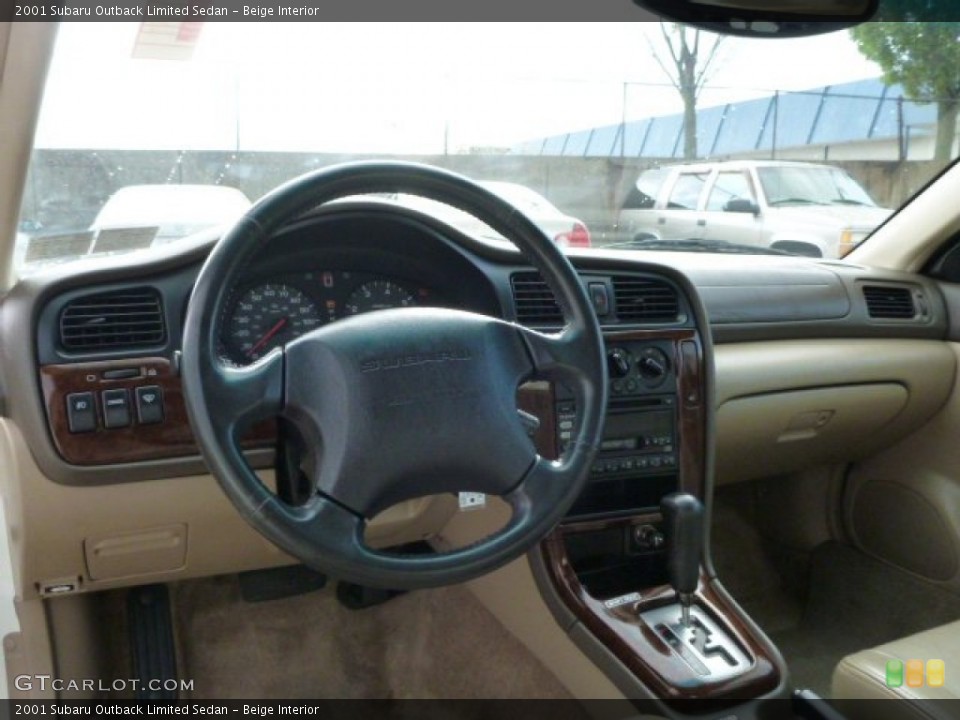 Beige Interior Dashboard for the 2001 Subaru Outback Limited Sedan #85276496