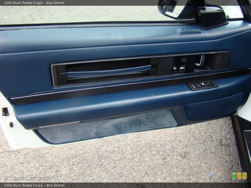 Blue Interior Door Panel for the 1989 Buick Reatta Coupe #85277018