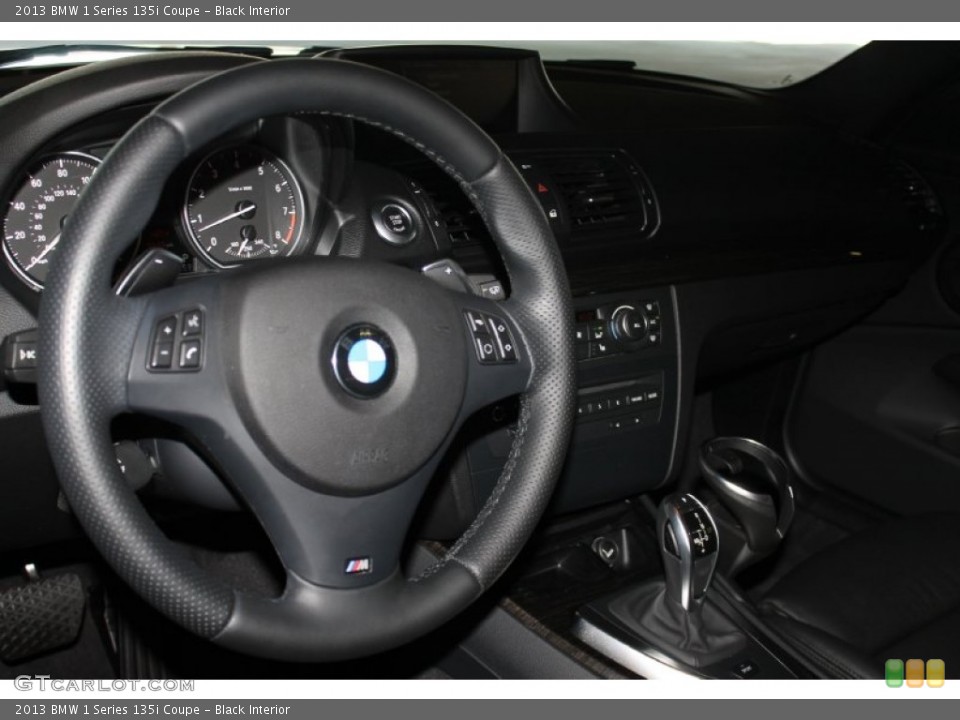 Black Interior Steering Wheel for the 2013 BMW 1 Series 135i Coupe #85278110