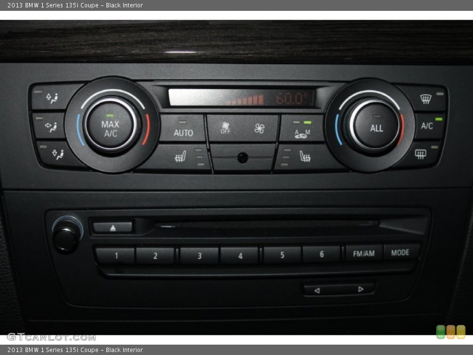 Black Interior Controls for the 2013 BMW 1 Series 135i Coupe #85278353