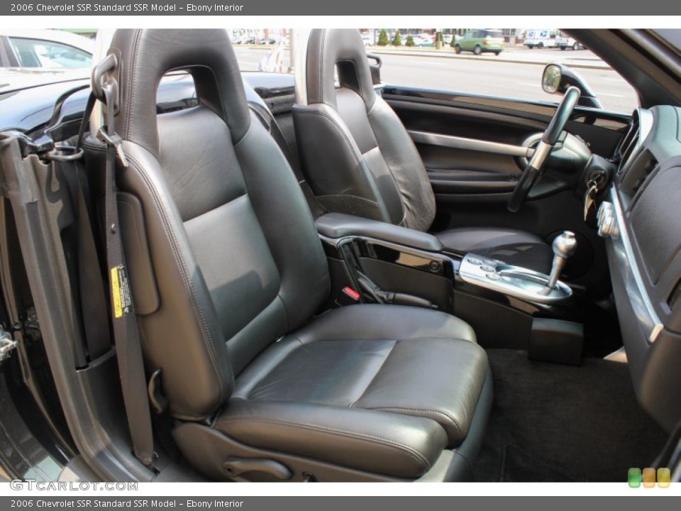 Ebony Interior Front Seat for the 2006 Chevrolet SSR  #85278755