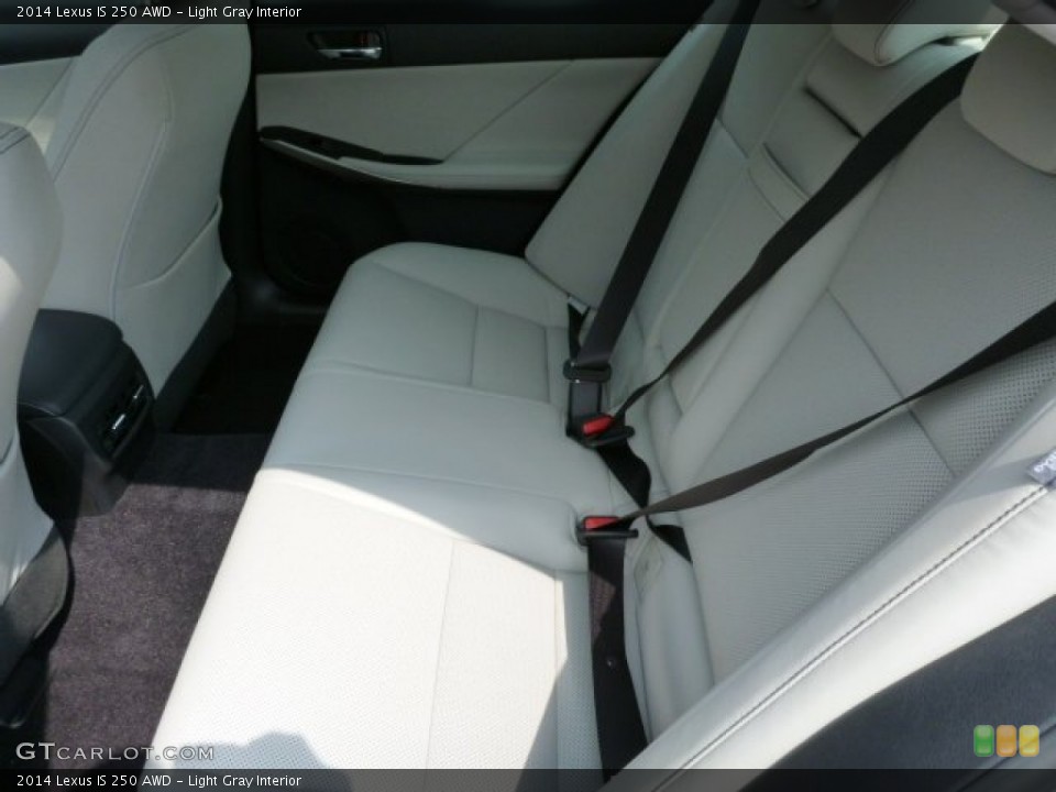 Light Gray Interior Rear Seat for the 2014 Lexus IS 250 AWD #85279472