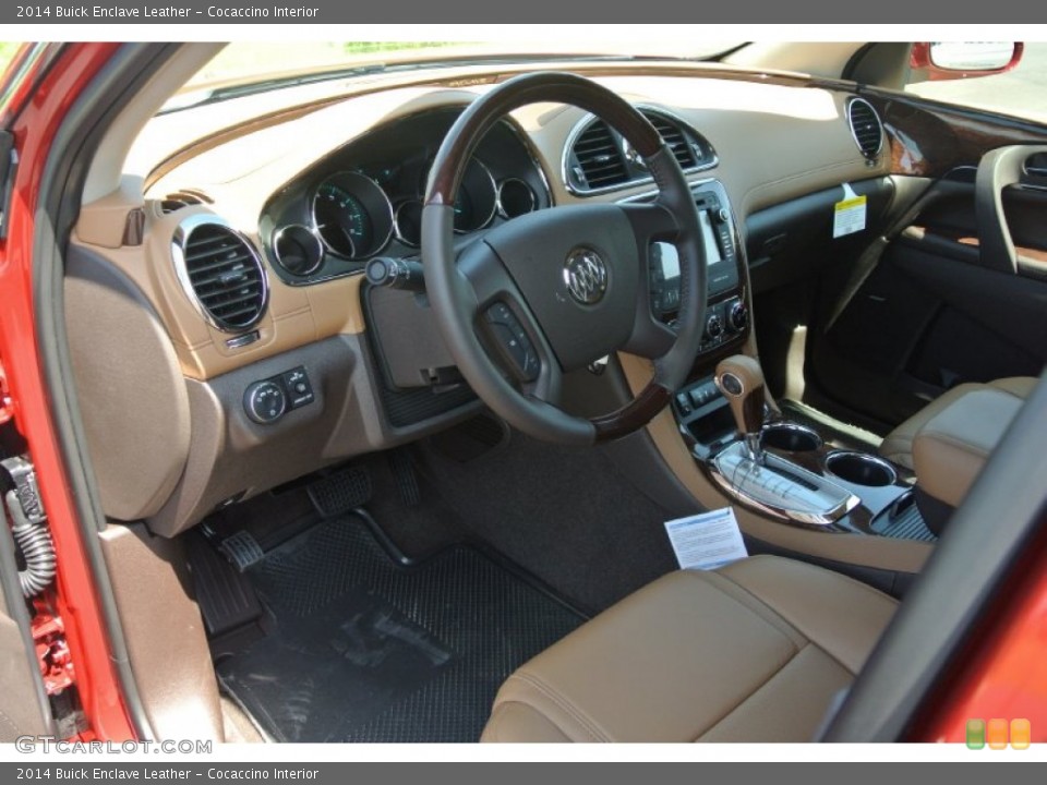 Cocaccino Interior Prime Interior for the 2014 Buick Enclave Leather #85286298