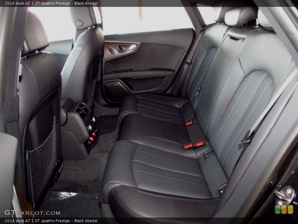 Black Interior Rear Seat for the 2014 Audi A7 3.0T quattro Prestige #85289240