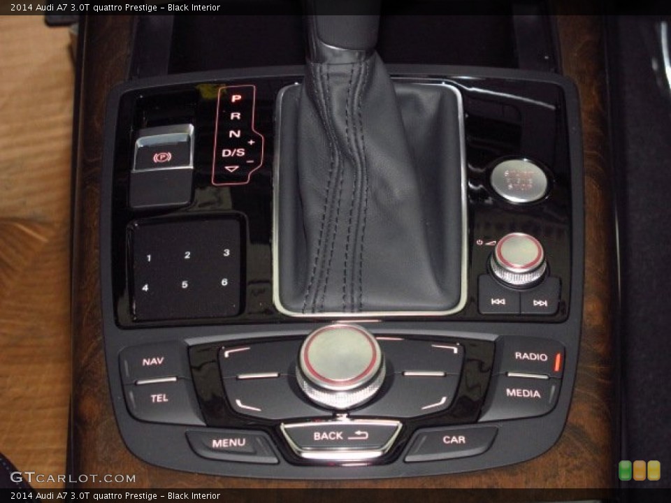 Black Interior Controls for the 2014 Audi A7 3.0T quattro Prestige #85289411