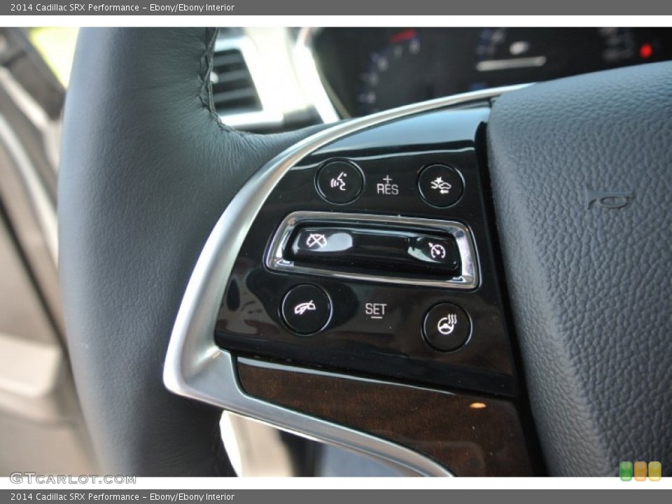 Ebony/Ebony Interior Controls for the 2014 Cadillac SRX Performance #85289726