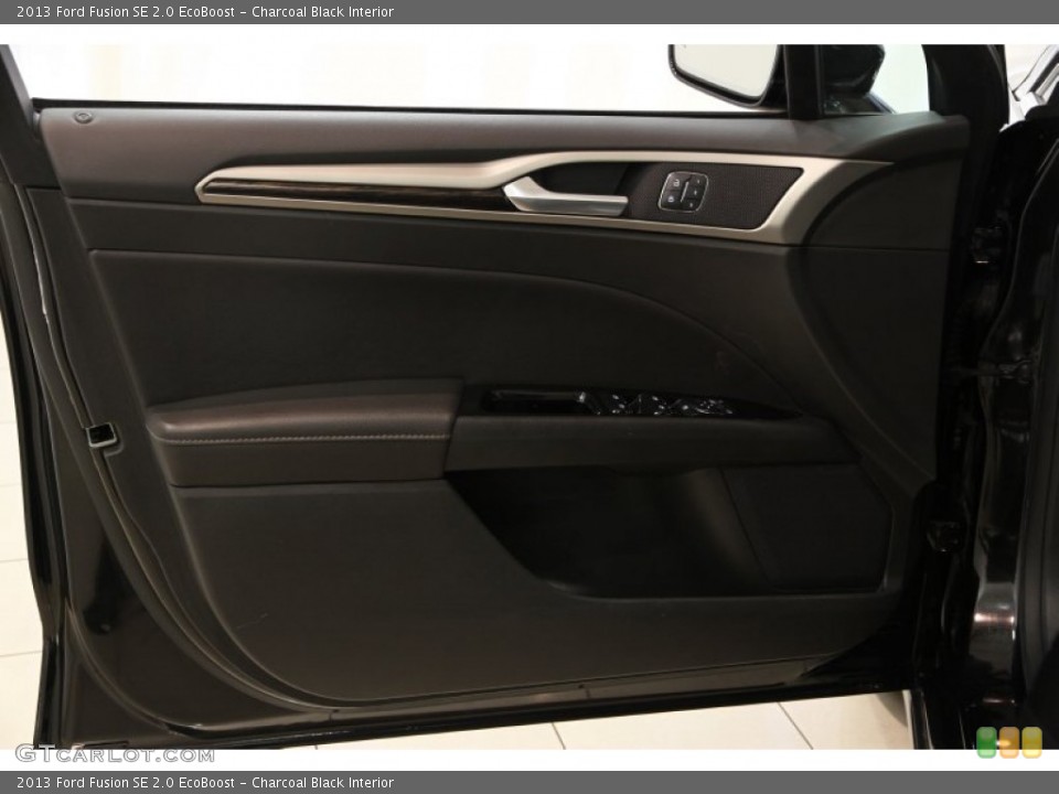 Charcoal Black Interior Door Panel for the 2013 Ford Fusion SE 2.0 EcoBoost #85293239